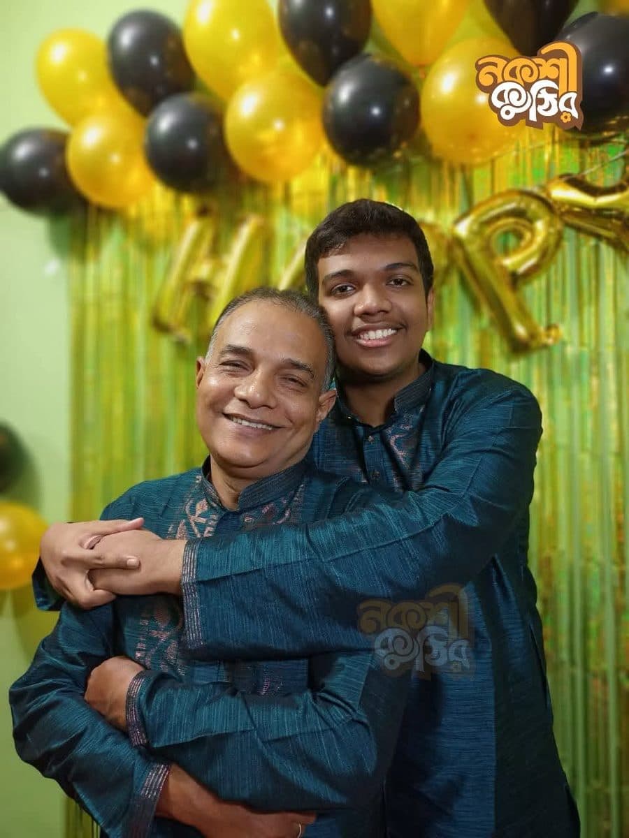 বাবা ও ছেলে — টিল জামদানি
